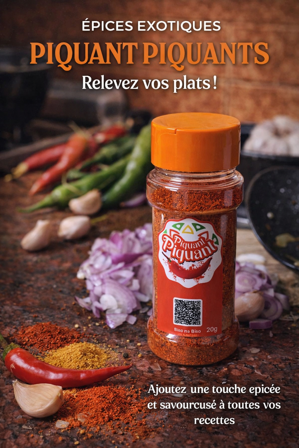 Piquant utilisé lors d'un repas familial